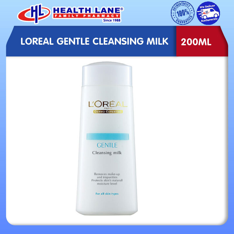 LOREAL GENTLE CLEANSING MILK (200ML)